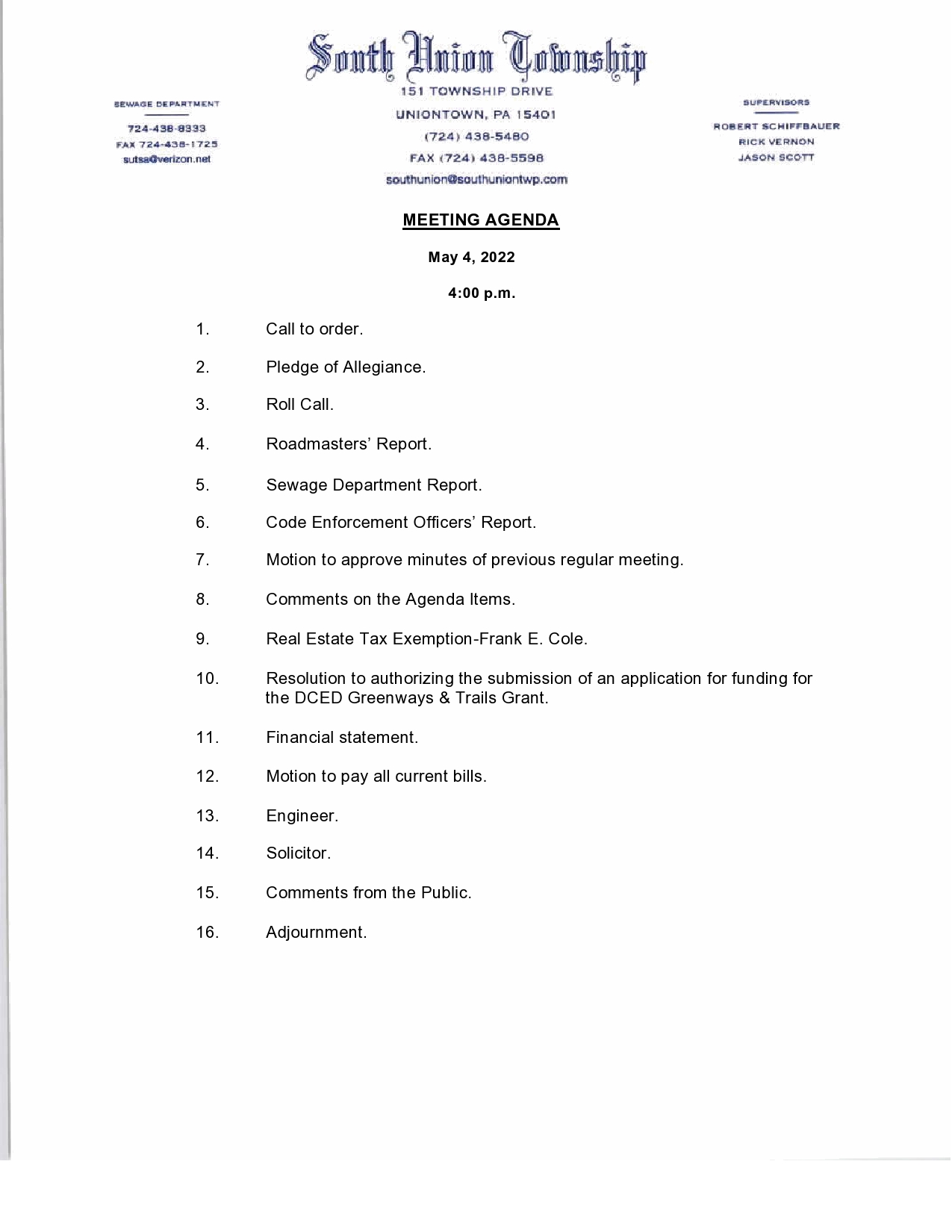 Township agenda 20220504 page0001